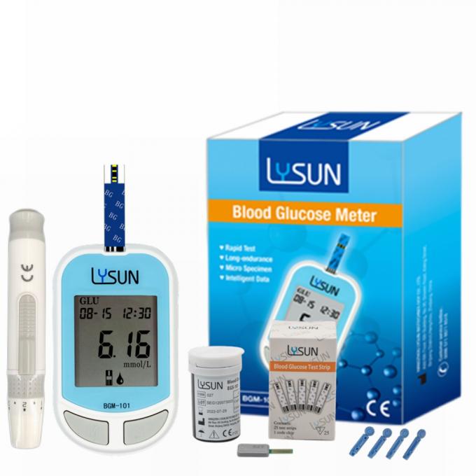 Microinvasive Portable Blood Glucose Monitor Medical Device BGM-101 0