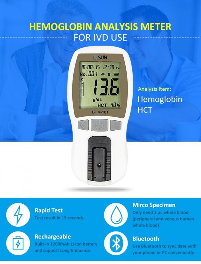 Hospital Or Family Use Portable Hemoglobin Meter Price 2