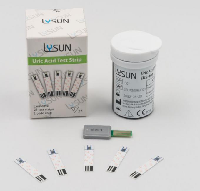 Factory Supply Blood Glucose Meter Uric Acid Monitor With Test Strip 2