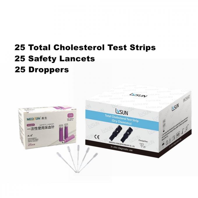 LYSUN CE 6 in 1 TC/TG/HDL/UR/UA/CR Dry Biochemical Analysis Meter For Cholesterol 4