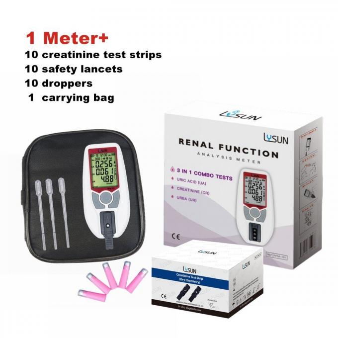 LYSUN CE Approved China Made Dry Biochemical Analysis Creatinine Meter Medical Health Care Blood Lipid Renal Function Analysis Meter 2