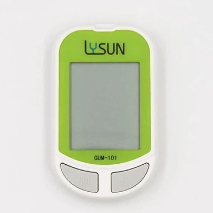 Lysun GUM-101 3.0V CR2032 Blood Glucose Tester Strip Uric Acid Testing 3