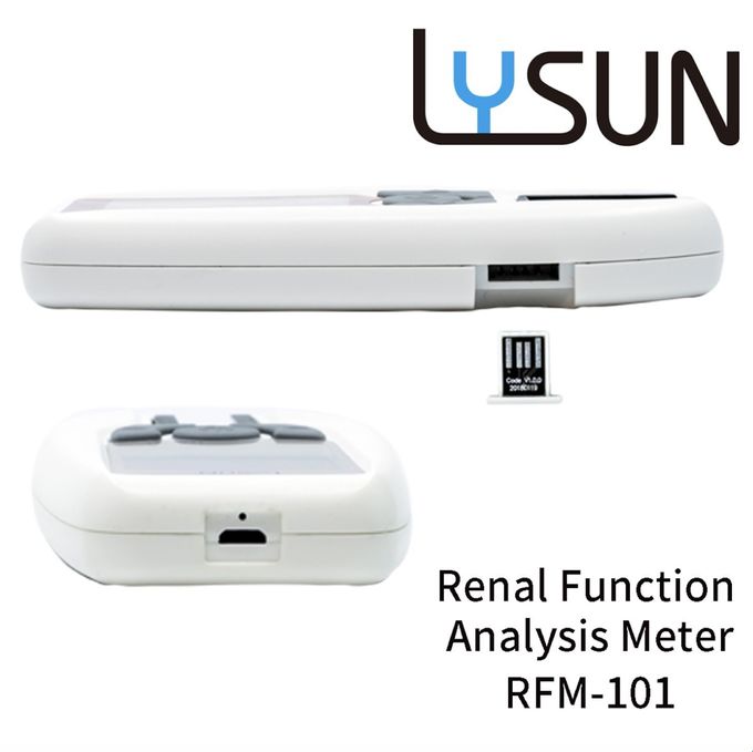 Streamline Uric Acid Tester Bluetooth Enabled Glucose Meter Lysun RFM-101 5