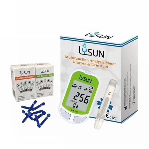 2 in 1 Blood Glucose & Uric Acid Meter Tiny Specimen Health Care