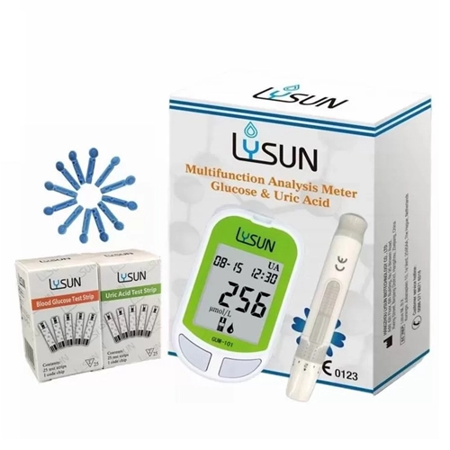 Intelligent Model Multifunctional Analysis Meter Glucose Uric Acid
